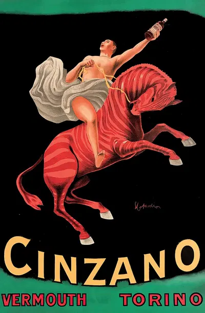 Cinzano Vermouth Torino by Леонетто Каппьелло, 1910 — digital art print download