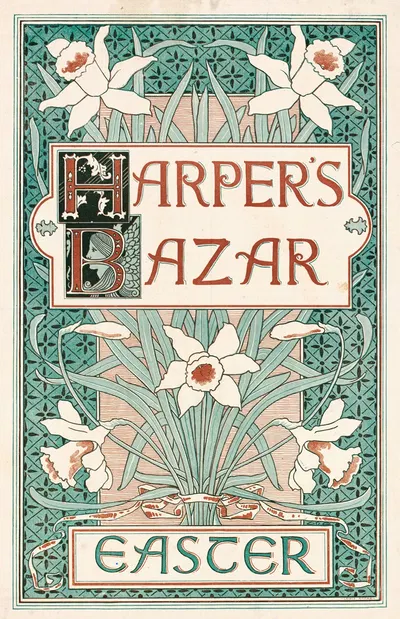 Harper's Bazar, Easter by Louis Rhead, 1890 — digital art print download