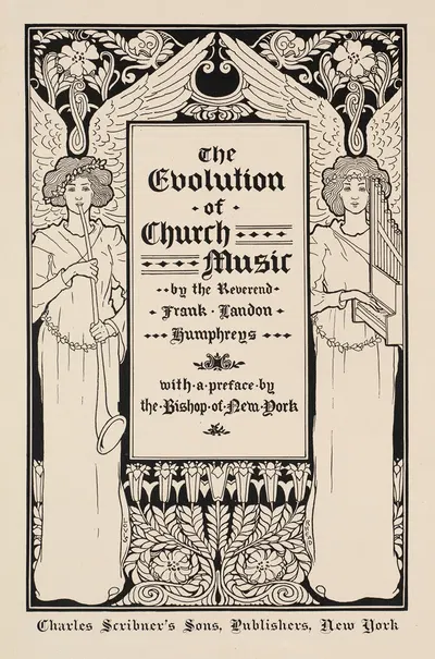 The evolution of church music by Louis Rhead — digital art print download