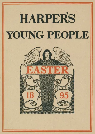 Harper's young people, Easter 1895 by Максфилд Парриш, 1895 — digital art print download
