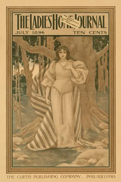 The ladies home journal, July 1896 by Максфилд Парриш, 1896 — digital art print download