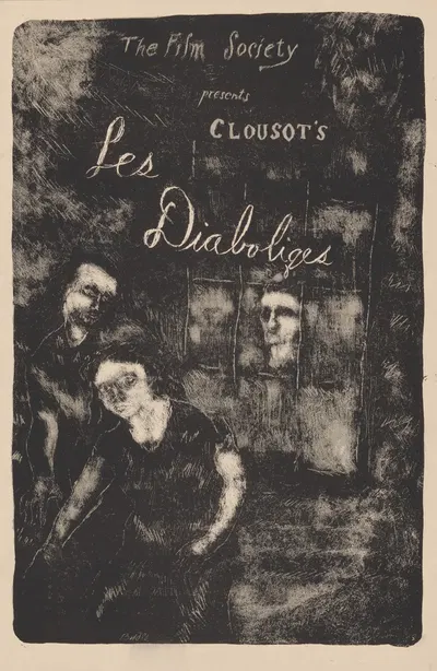 Les diaboliques by Clousot. The Film Society. by Michael Biddle, 1960 — digital art print download