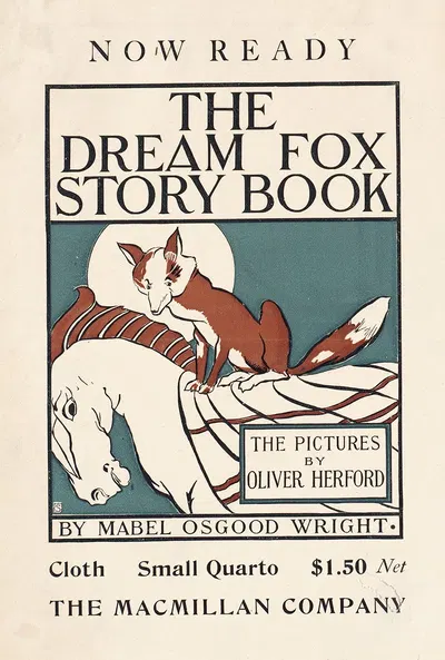 Now ready, the dream fox story book by Оливер Херфорд — digital art print download