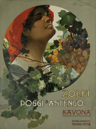 Zolfi Poggi E Astengo, Savona by Osvaldo Ballerio, 1905 — digital art print download