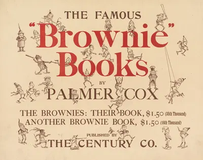 The famous brownie books by Палмер Кокс — digital art print download