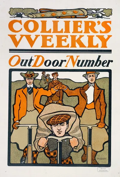 Collier's weekly. Out door number. by Уилл Брэдли, 1894-1896 — digital art print download