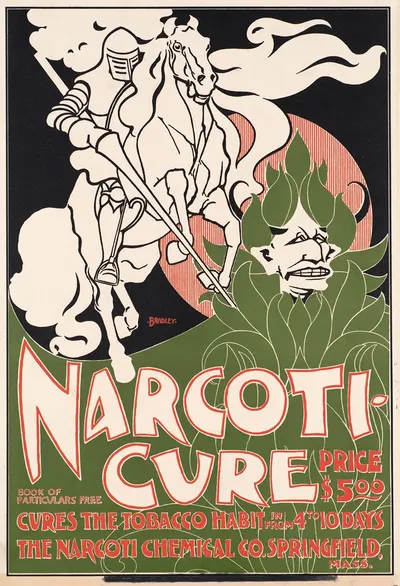 Narcoti-cure by Уилл Брэдли, 1895 — digital art print download