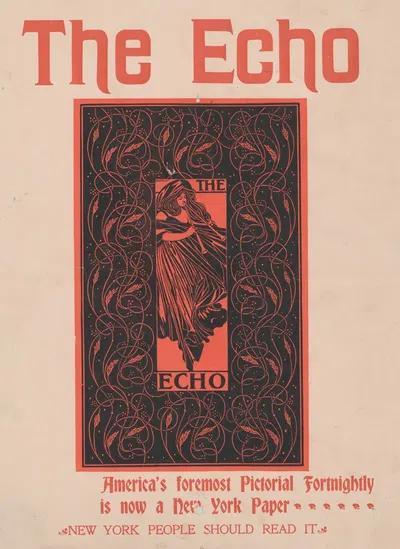 The Echo by Уилл Брэдли, 1890 — digital art print download