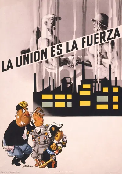 La union es la fuerza by Antonio Arias Bernal, 1941 — digital art print download