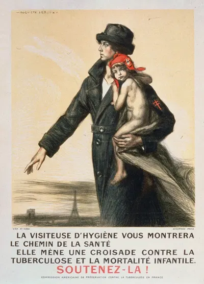La visiteuse d'hygiéne vous montrera le chemin de la santé. Elle mène une croisade contre la tuberculose et la mortalité…