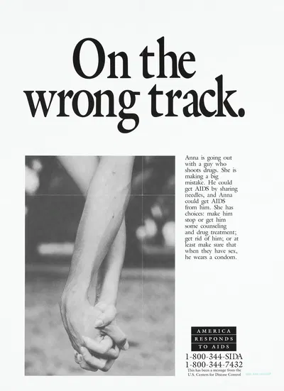 On the wrong track by Centers for Disease Control and Prevention — digital art print download