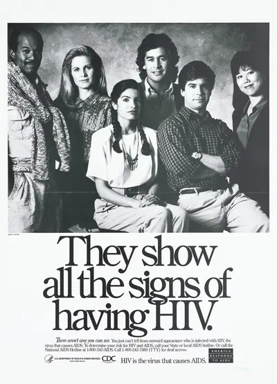 Thay all show signs of having HIV by Centers for Disease Control and Prevention — digital art print download