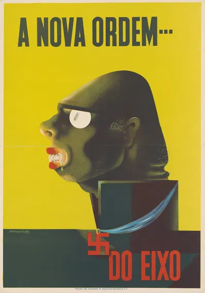 A nova ordem – do eixo. by Edward McKnight Kauffer, 1940 — digital art print download