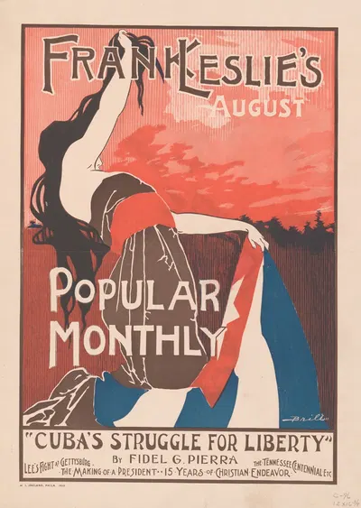 Frank Leslie's popular monthly for August. by Джордж Рейтер Брилл, 1896 — digital art print download