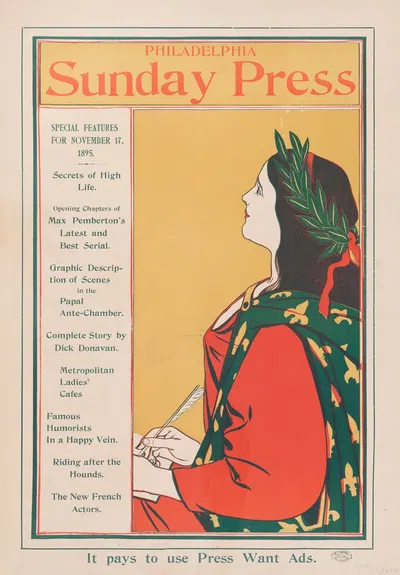 Special features, Nov. 17, 1895 by Джордж Рейтер Брилл, 1895 — digital art print download
