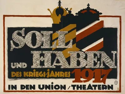 Soll und Haben des Kriegs-jahres 1917 by Ханс Руди Эрдв, 1918 — digital art print download