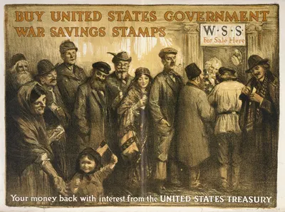 Buy United States government war savings stamps Your money back with interest from the United States Treasury by William…