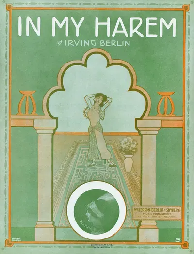 In my harem by Gene Buck, 1914 — digital art print download