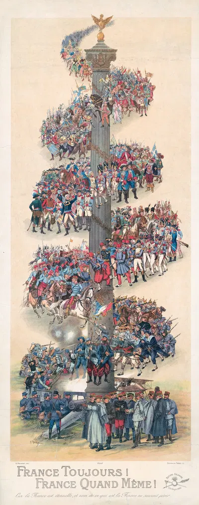 France toujours! France quand meme! by Гюстав Фрепон, 1914 — digital art print download