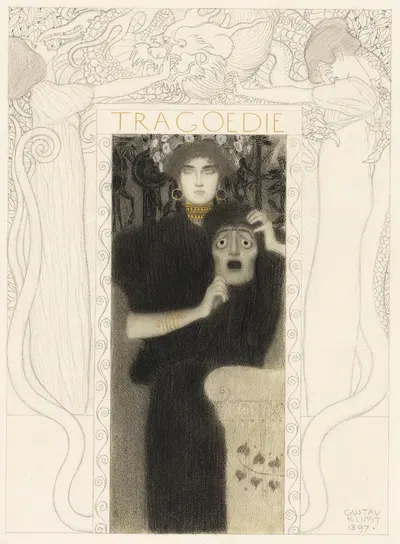 Tragödie by Густав Климт, 1897 — digital art print download
