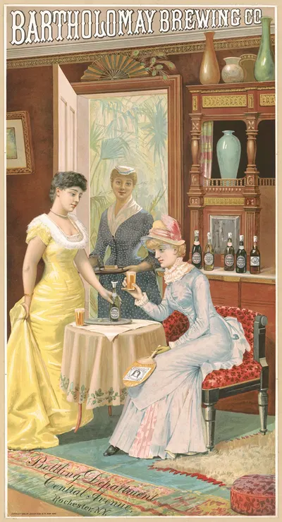 Bartholomay Brewing Co, bottling department, central avenue by Юлий Бьен, c1885 — digital art print download