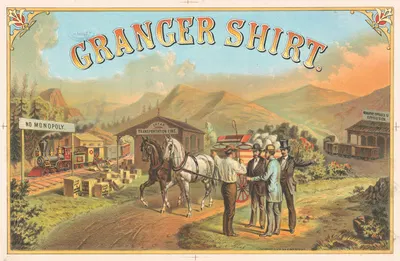 Granger shirt by The Graphic Co. Lith., 1874 — digital art print download