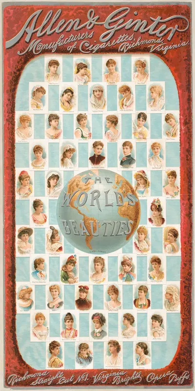 The world's beauties, first-series, Allen & Ginter, manufacturers of cigarettes, Richmond, Virginia by Geo. S. Harris &…