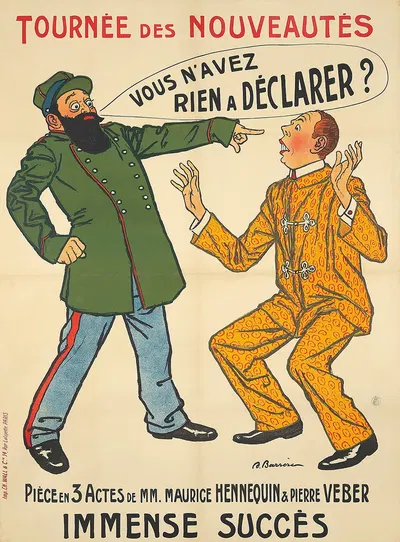 Tournèe des Nouveautés, Vous N’Avez Rien A Déclarer by Адриен Баррер — digital art print download