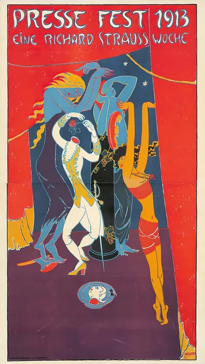 Presse Fest by Albert Weisgerber, 1913 — digital art print download