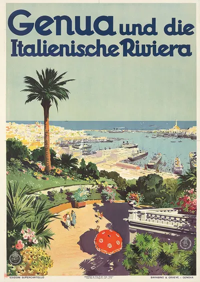 Genua by Aurelio Craffonara, 1931 — digital art print download