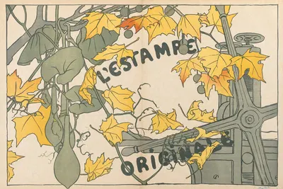 Cover for L'Estampe Originale by Камиль Мартен, 1894 — digital art print download