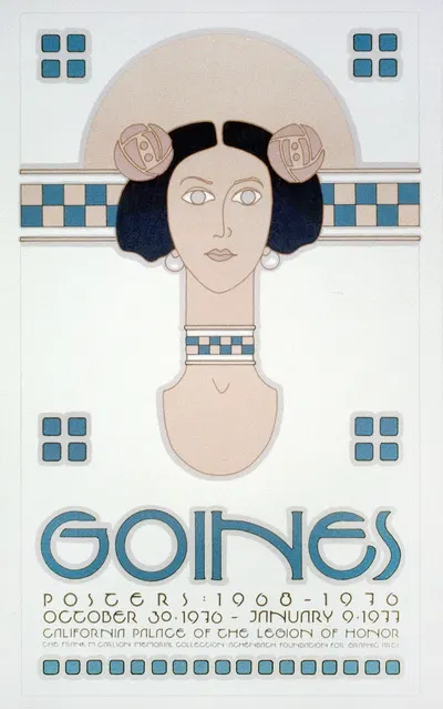 Goines, posters; 1968-1976 by David Lance Goines, 1976 — digital art print download