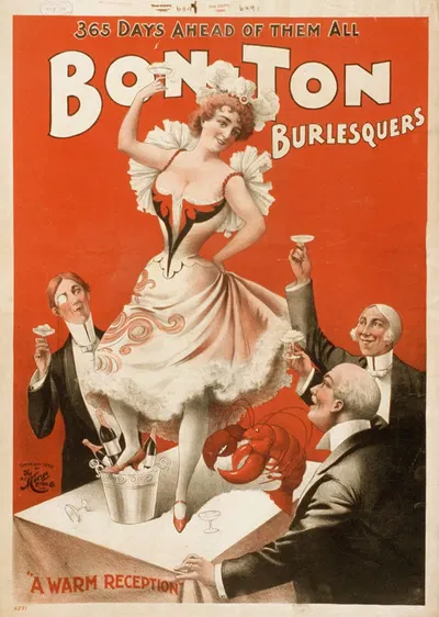 Bon Ton Burlesquers by H.C. Miner Litho. Co., 1898 — digital art print download