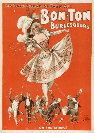 Bon Ton Burlesquers by H.C. Miner Litho. Co., 1898 — digital art print download
