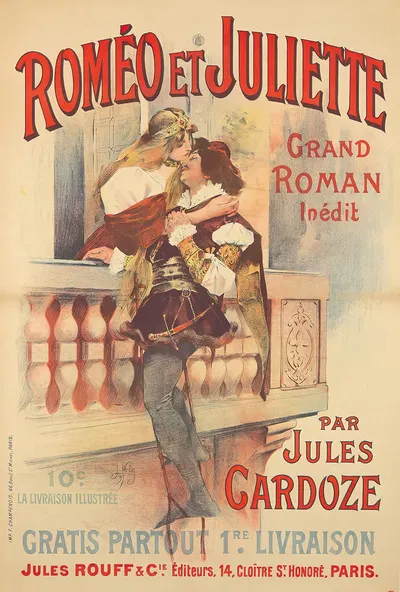 Roméo et Juliette by Жак Вели, 1897 — digital art print download