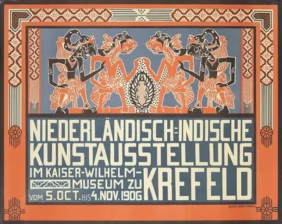 Niederlandisch-Indische Kunstausstellung by Йохан Торн Приккер, 1906 — digital art print download