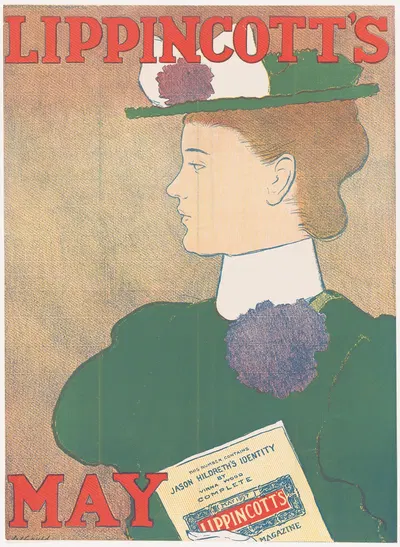 Lippincott's May by Joseph Gould, 1897 — digital art print download