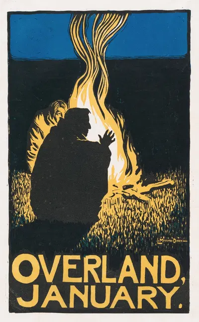 Overland; January by Мейнард Диксон, 1896 — digital art print download