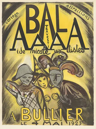 Bal AAAA by Эмиль Отон Фриз, 1923 — digital art print download