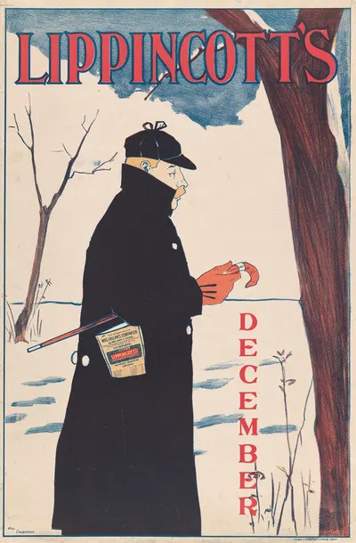 Lippincott's December by William Carqueville, 1894 — digital art print download