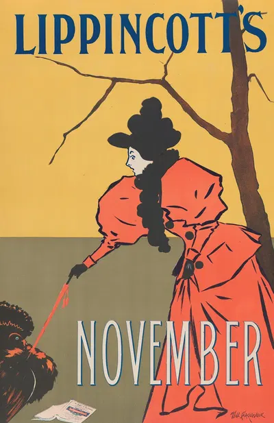 Lippincott's November by William Carqueville, 1895 — digital art print download