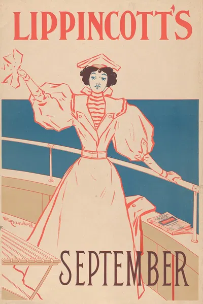 Lippincott's September by William Carqueville, 1895 — digital art print download