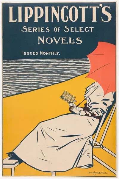 Lippincott's; Series of Select Novels by William Carqueville, 1895 — digital art print download