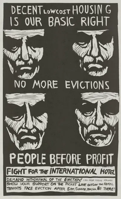 Decent low cost housing is our basic right. No more evictions. People before profit. Fight for the International Hotel by…