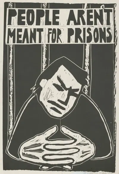People aren't meant for prisons by Rachael Romero, 1976 — digital art print download