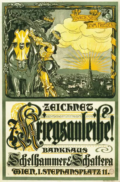 Zeichnet Kriegsanleihe! by Антон Эмануэль Пешка, 1917 — digital art print download