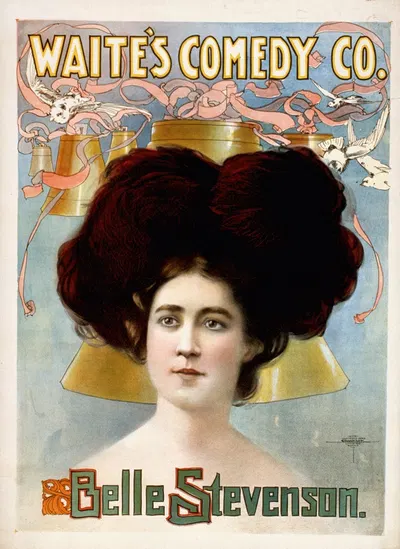 Waite's Comedy Co. by Курьер Лито. Ко., 1899 — digital art print download