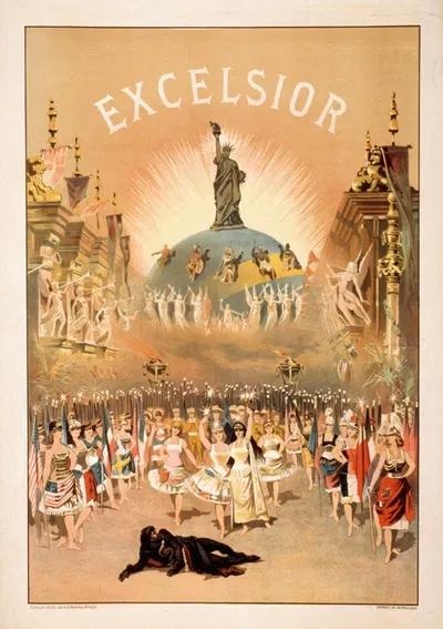 Excelsior by Форбс и Ко, 1884 — digital art print download