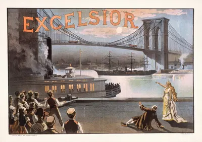 Excelsior by Форбс и Ко, 1884 — digital art print download