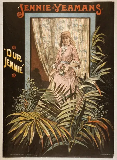 Jennie Yeamans 'Our Jennie' by Форбс и Ко, 1887 — digital art print download